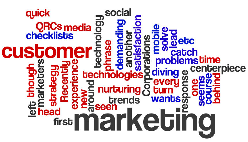 A Chief Marketing Officer wordle from steinvox.com.